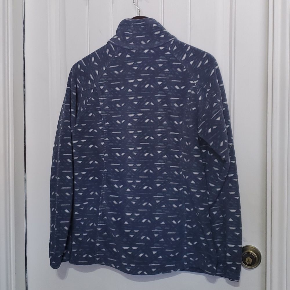 Columbia Sawyer Rapids Printed Full Zip Fleece Zip pocket’s Drawstring L - Picture 8 of 8